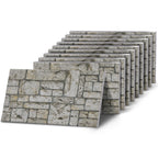 DOKTAS-107 Fieldstone Light Natural stone effect wall panel, decorative 3D panel for indoor and outdoor use