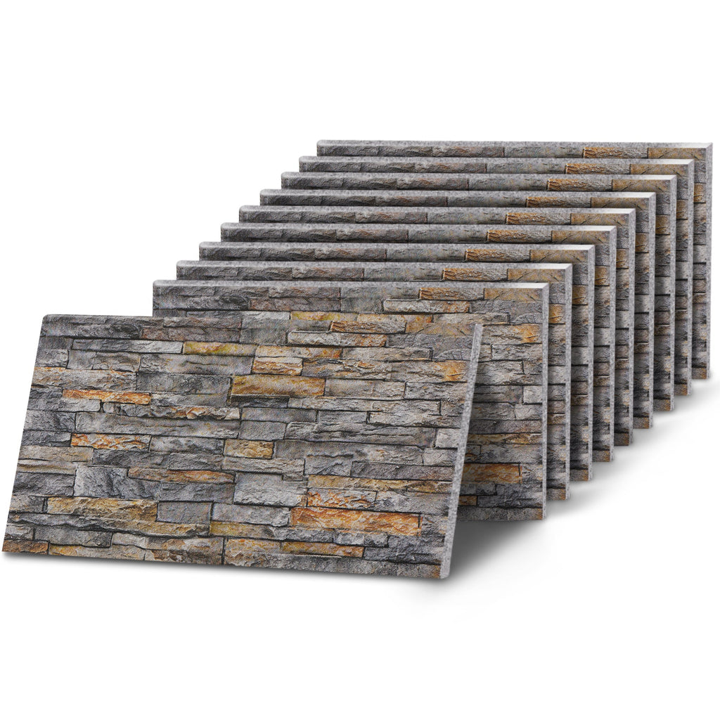 OYTAS-102 Weathered Grey slate effect wall panel, decorative 3D panel for indoor and outdoor use