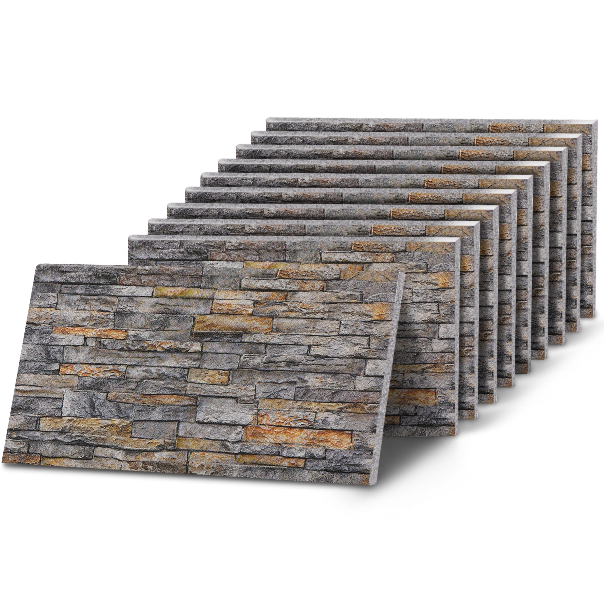 OYTAS-102 Weathered Grey slate effect wall panel, decorative 3D panel for indoor and outdoor use