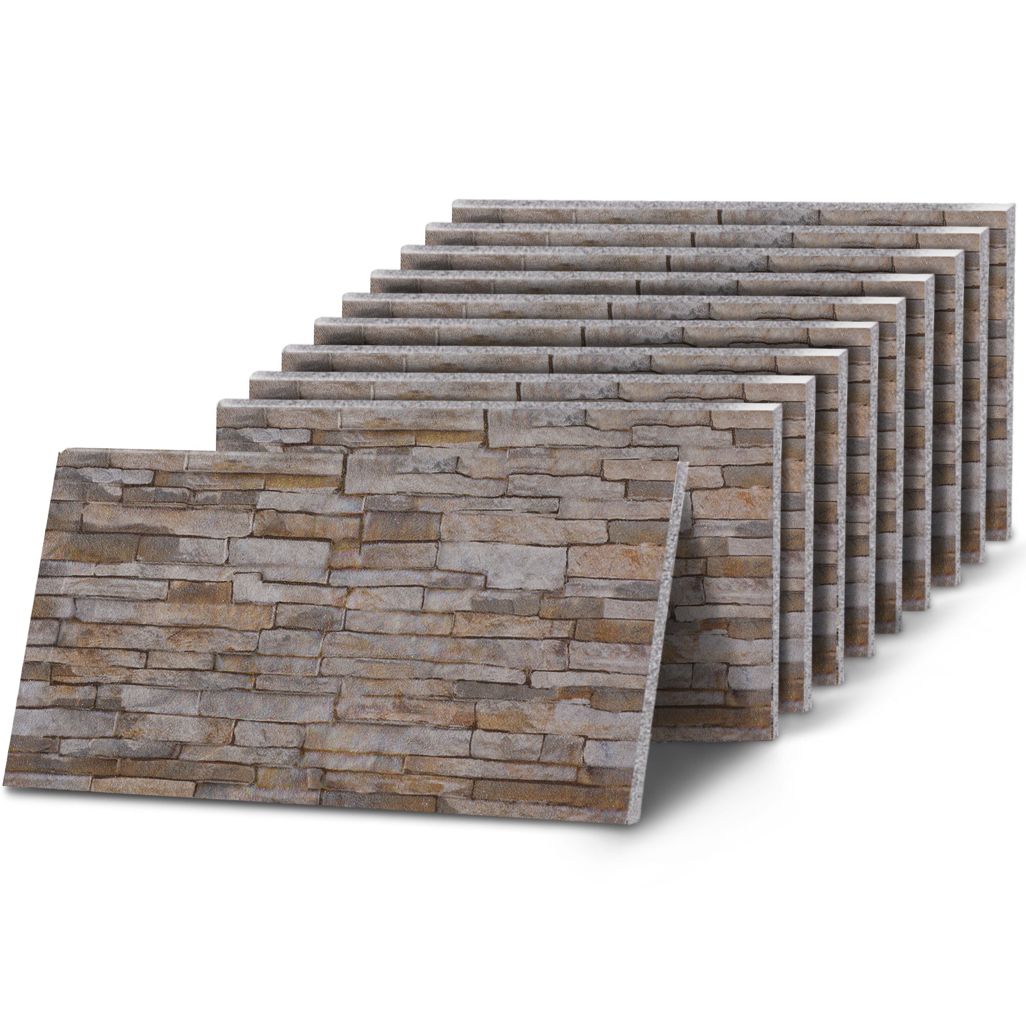 OYTAS-107 Natural Cream slate effect wall panel, decorative 3D panel for indoor and outdoor use