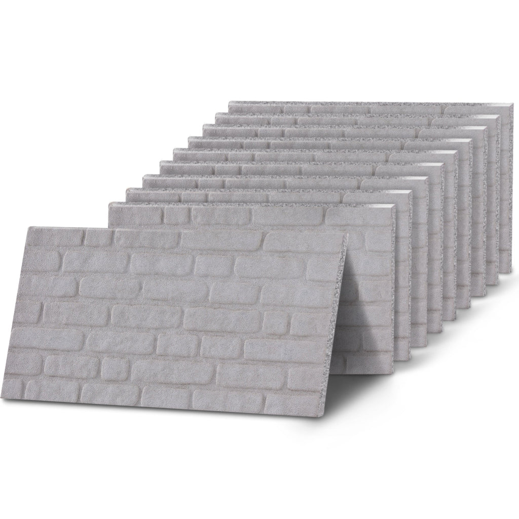 TAS-700 Rustic White brick effect wall panel, decorative 3D panel for indoor and outdoor use