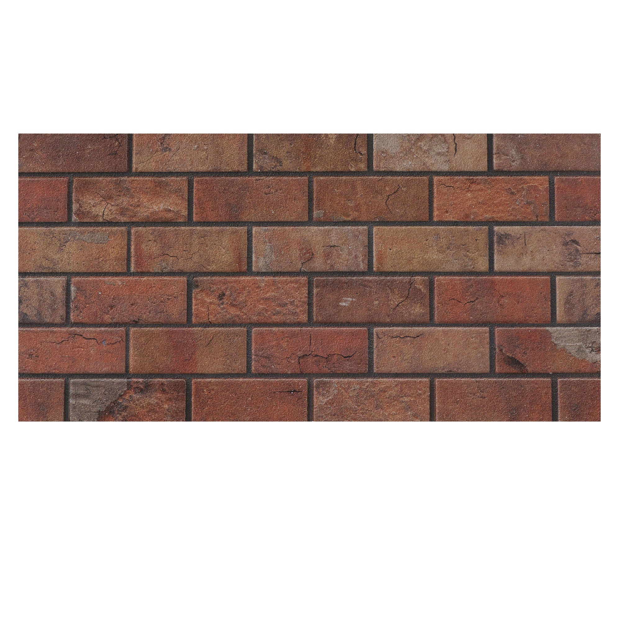 TUGLA-602 Classic Warm Red brick effect wall panel, decorative 3D panel for indoor and outdoor use
