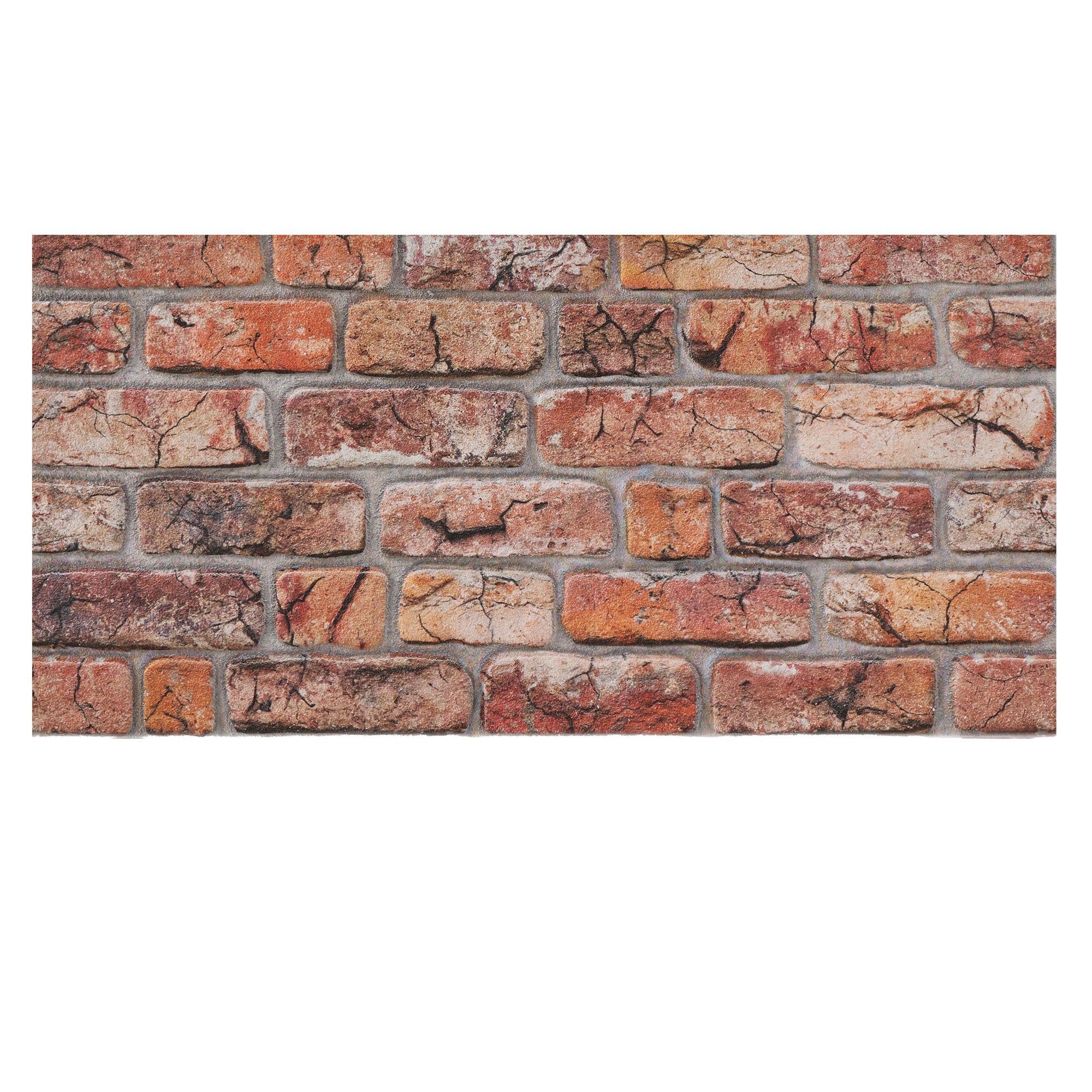 TAS-609 Rustic Tuscan Red brick effect wall panel, decorative 3D panel for indoor and outdoor use
