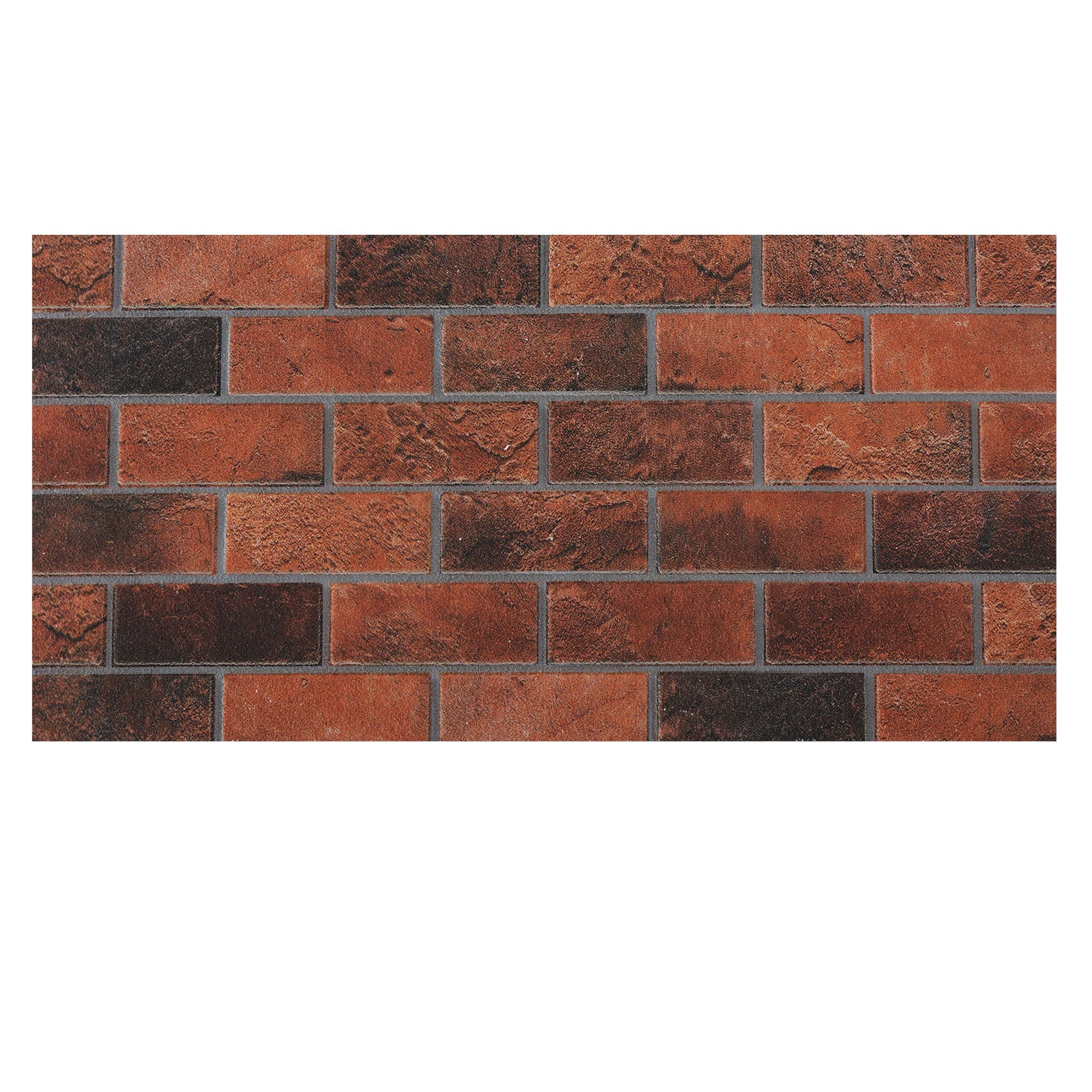 TUGLA-611 Classic Dark Burgundy brick effect wall panel, decorative 3D panel for indoor and outdoor use