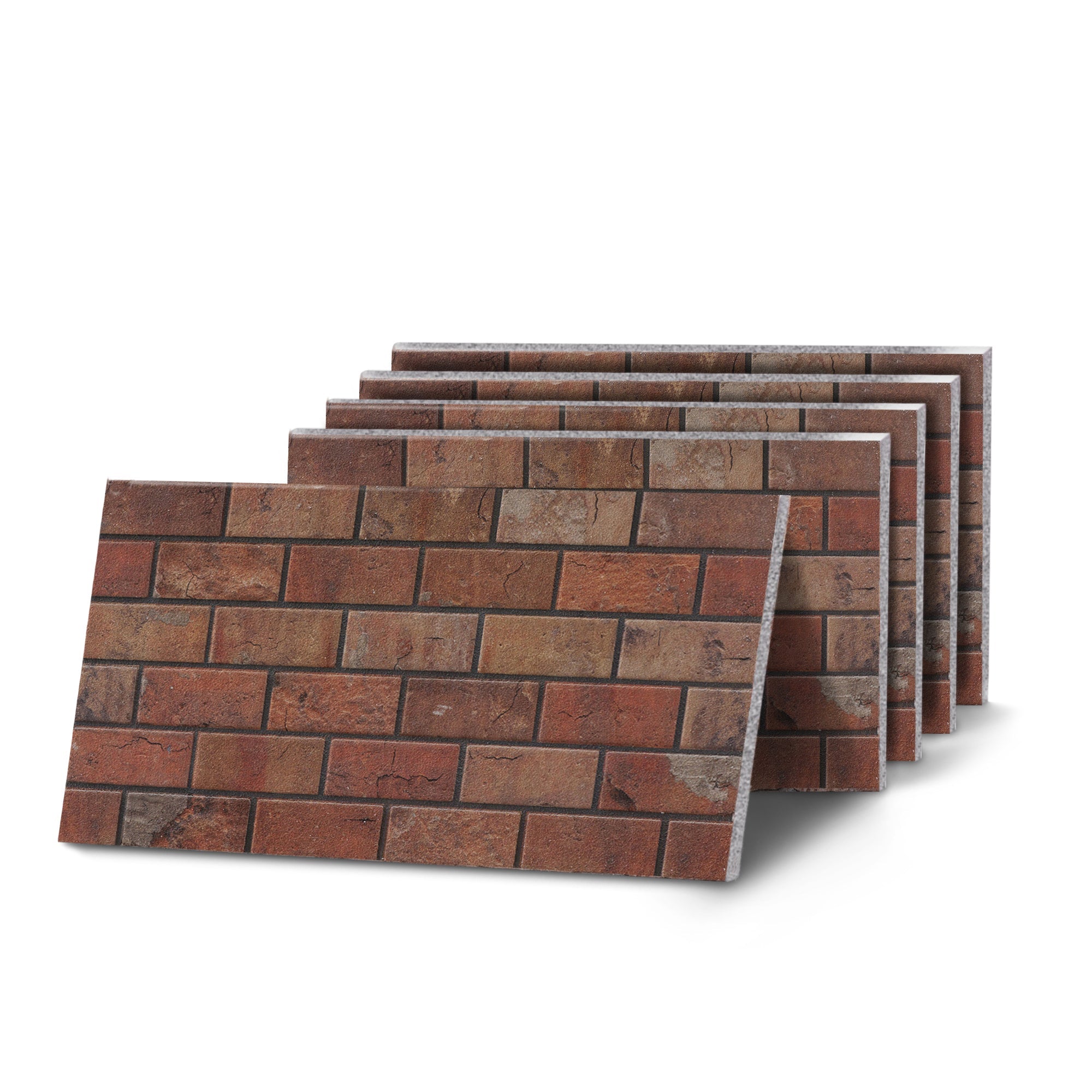 TUGLA-602 Classic Warm Red brick effect wall panel, decorative 3D panel for indoor and outdoor use