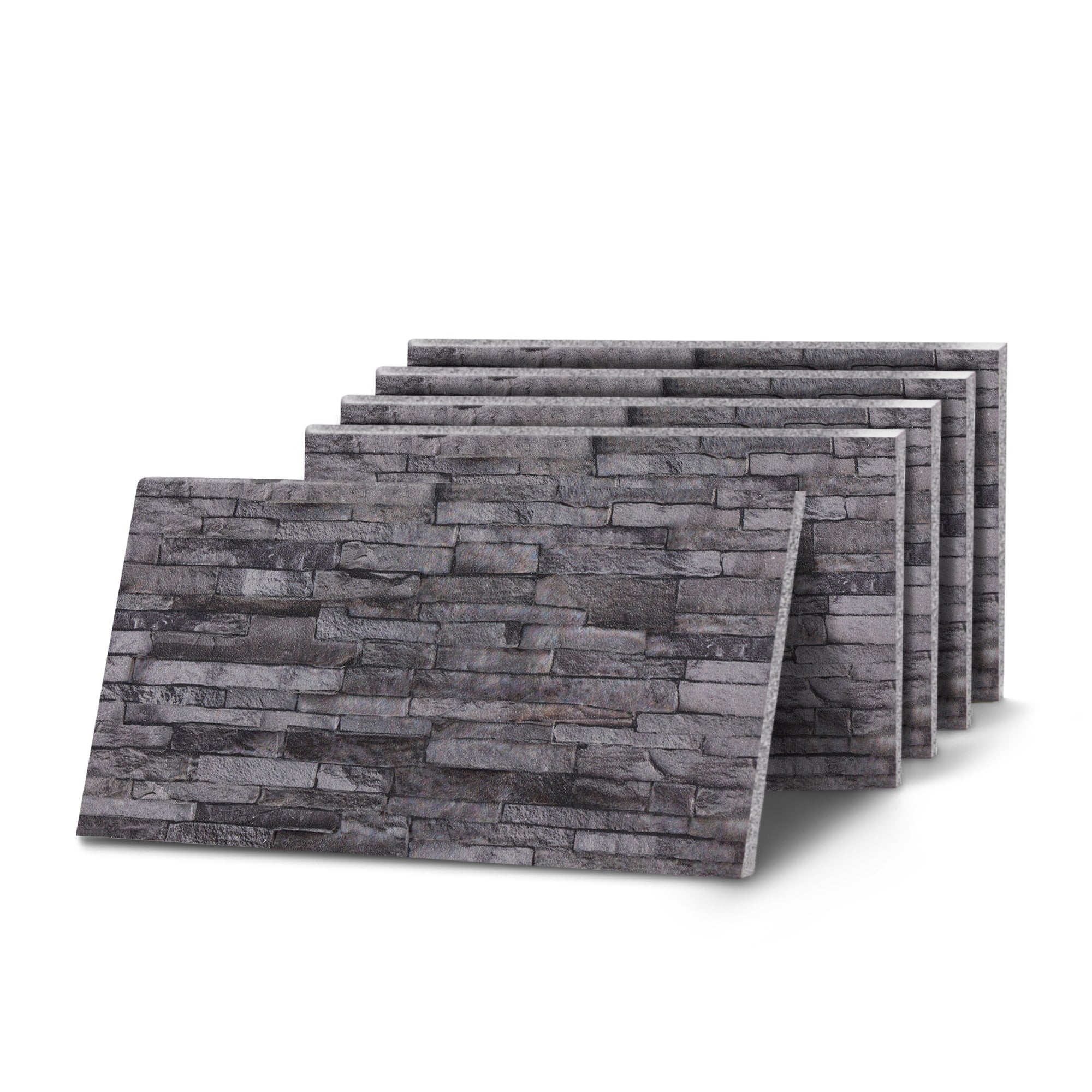 OYTAS-101 Charcoal slate effect wall panel, decorative 3D panel for indoor and outdoor use