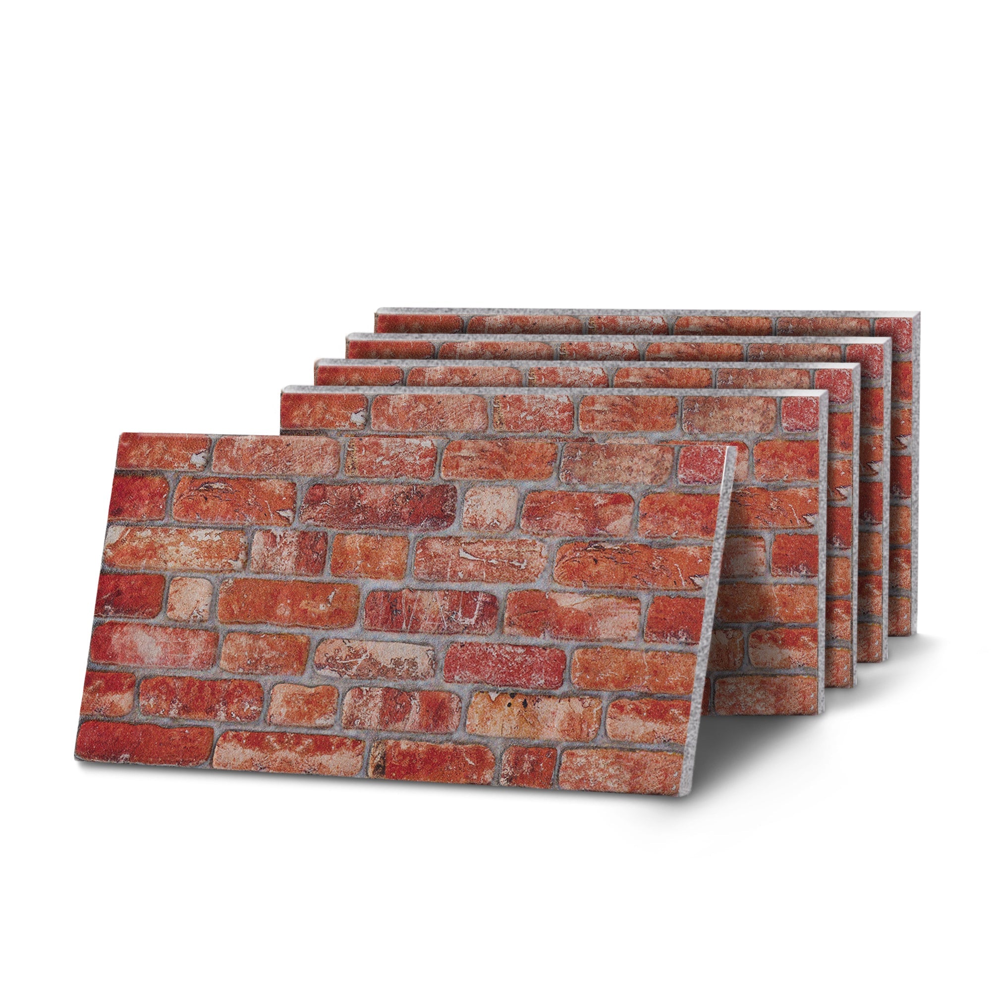 TAS-712 Rustic Farmhouse Red brick effect wall panel, decorative 3D panel for indoor and outdoor use