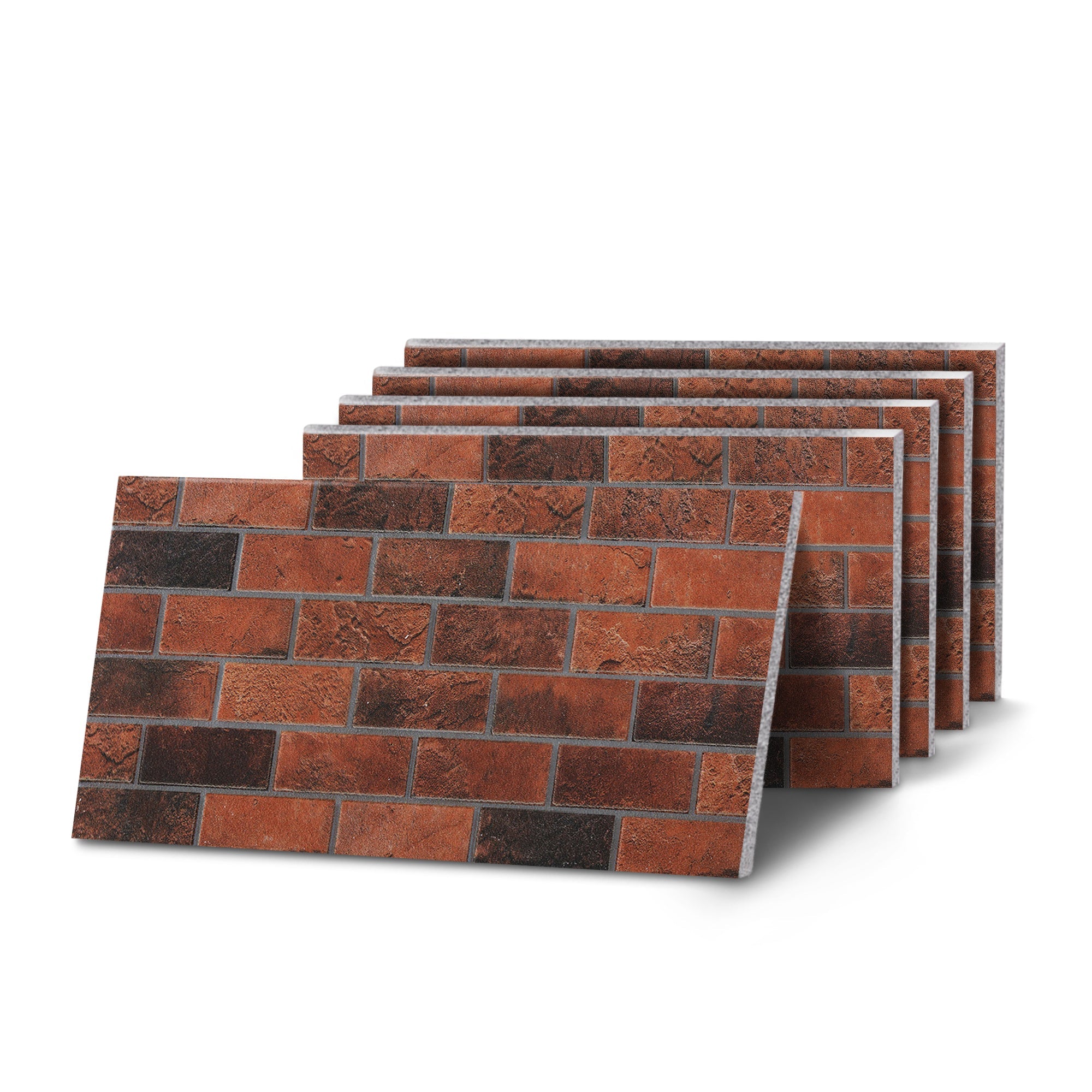 TUGLA-611 Classic Dark Burgundy brick effect wall panel, decorative 3D panel for indoor and outdoor use