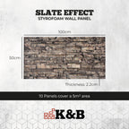 Mixed Brown | Slate Effect | OYTAS-105