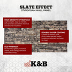 Mixed Brown | Slate Effect | OYTAS-105