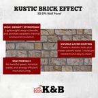 Rustic Sandstone | Brick Effect | TAS-607