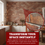 Classic Warm Red | Brick Effect | TUGLA-602