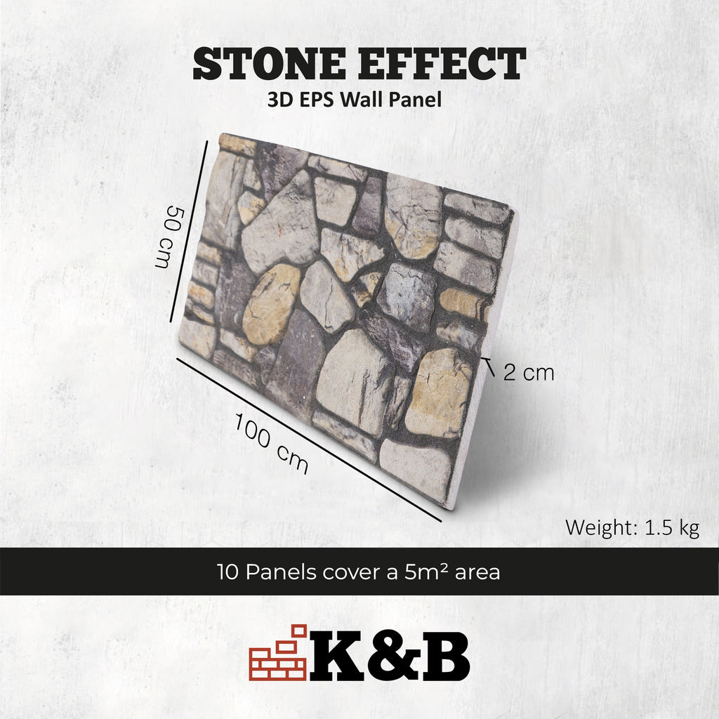 Cobblestone River Grey | Stone Effect | KARMA-102
