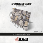 Cobblestone River Grey | Stone Effect | KARMA-102
