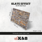Weathered Grey | Slate Effect | OYTAS-102
