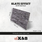Charcoal | Slate Effect | OYTAS-101