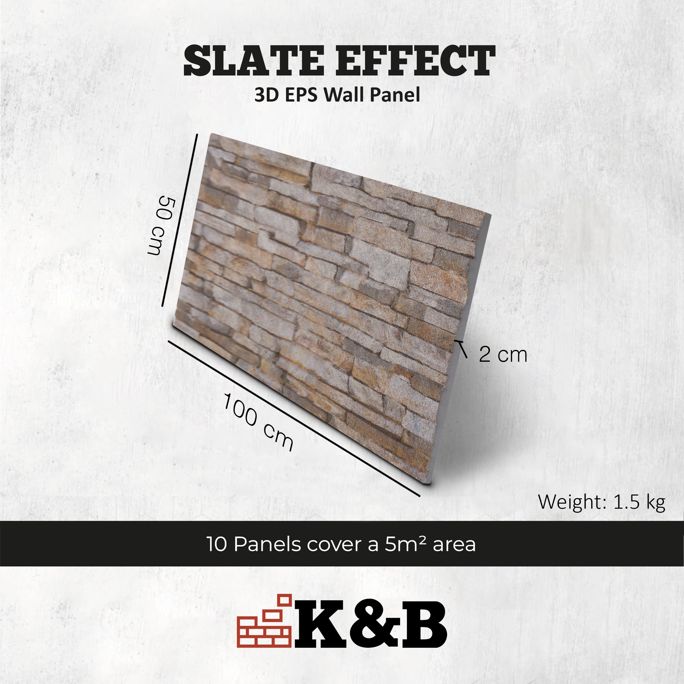 Natural Cream | Slate Effect | OYTAS-107