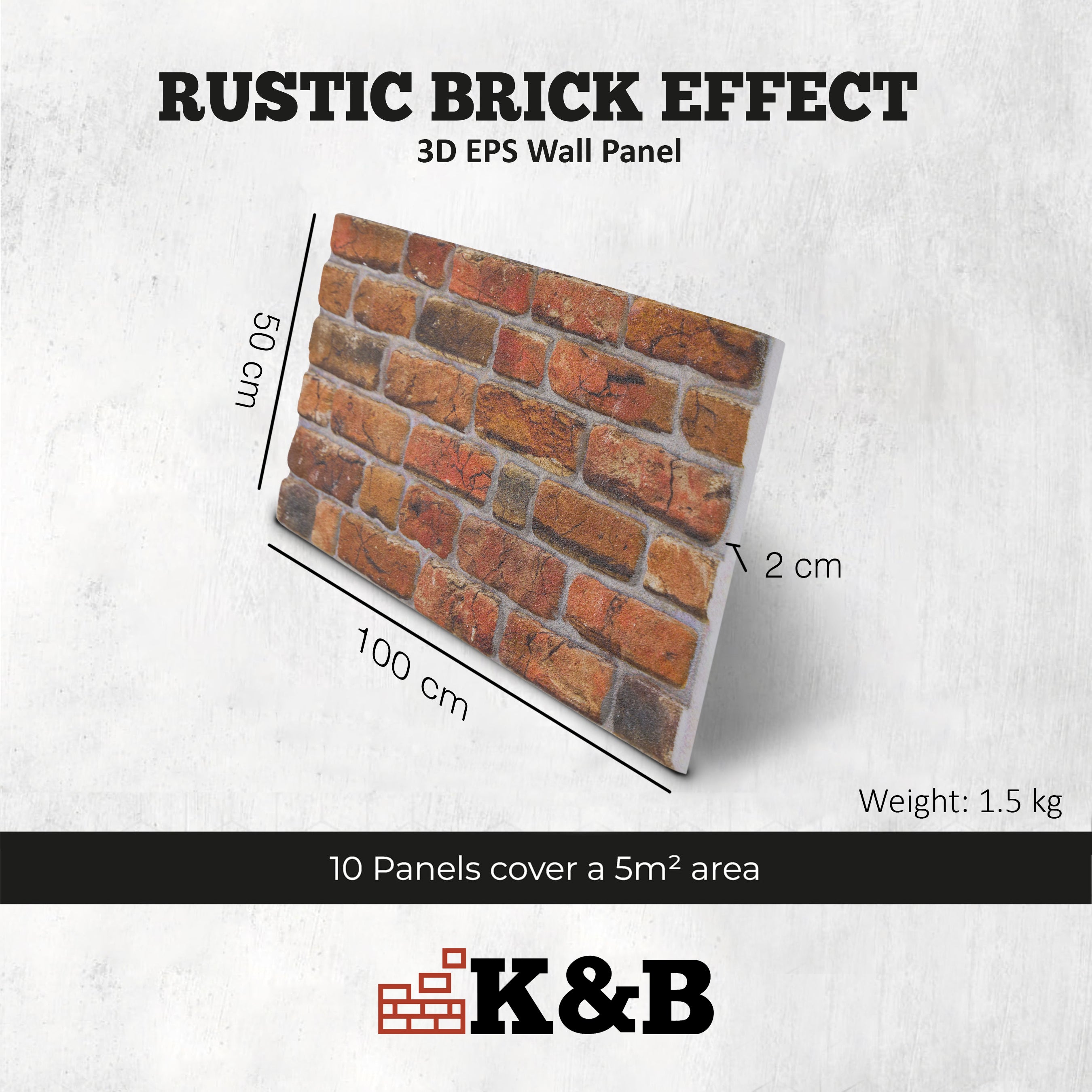 Rustic Aged Amber | Brick Effect | TAS-601