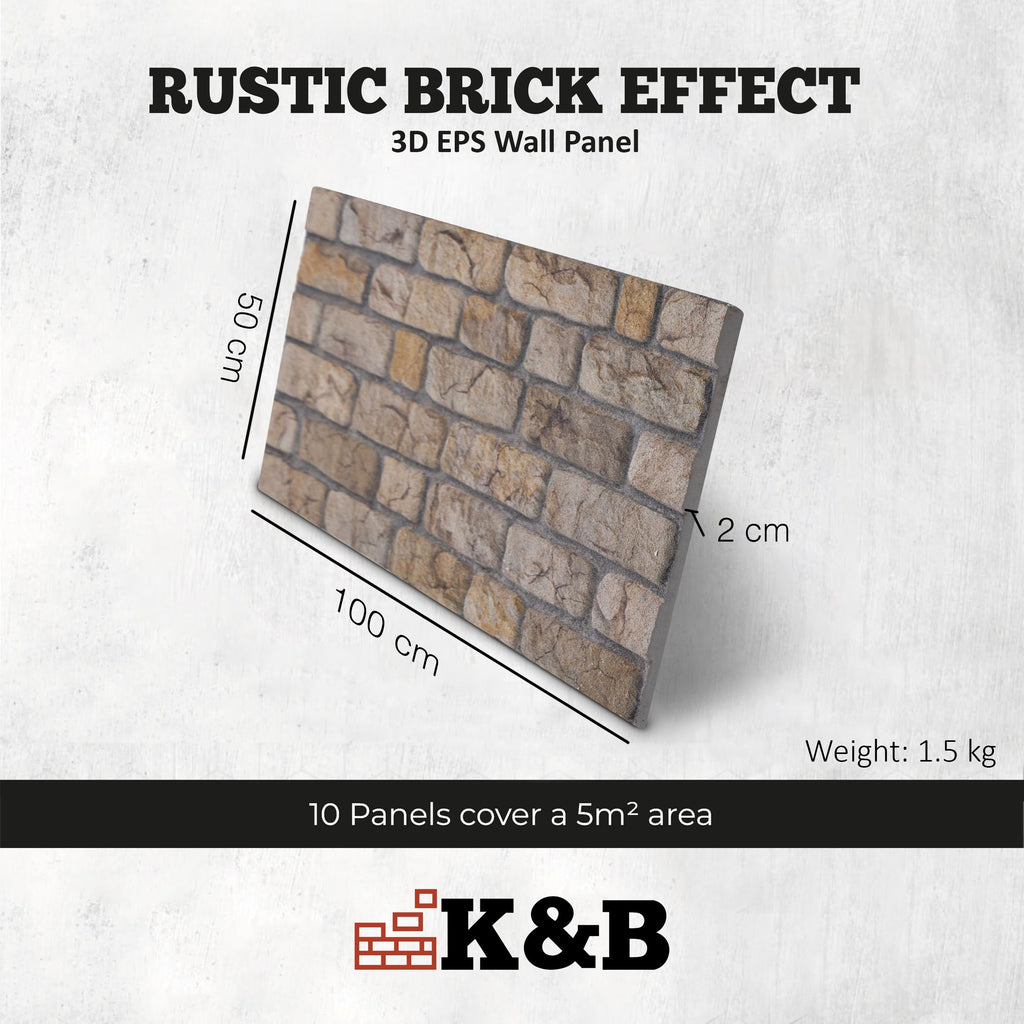 Rustic Sandstone | Brick Effect | TAS-607