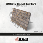 Rustic Sandstone | Brick Effect | TAS-607